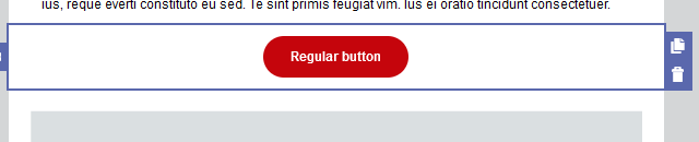screenshot of button in eloqua